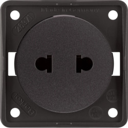 Integro Flow Gniazdo b/u /Standard Euro-Amerykański/ brązowy mat 962572501