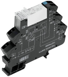 Moduł przekaźnikowy Weidmüller TRZ 5VDC 1CO 16A 5 V/DC 16 A 1 zestyk przełączny 10 szt.