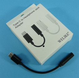 PRZEJ.WT.USB-C-&gt;GN.JACK 3,5mm AUDIO KABE