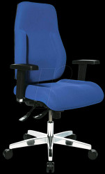 PI99GBC6 Topstar Point 91 office chair without armrest, blue