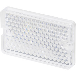 TruComponents 656572 Reflector White 65x40 65x40 mm 1pc