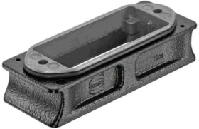 Extender housing, size 16B, die-cast aluminum, screw locking, IP65/IP68/IPX9K, 09405169910