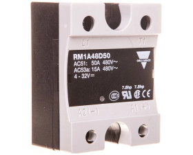 Przekaźnik półprzewodnikowy jednofazowy 42-530V AC 50A 4-32V DC RM1A48D50