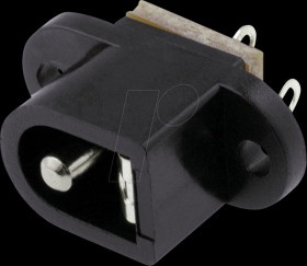 FC681493 DC socket for panel mounting 5.5 x 2.5 mm, 5 A/12 V DC