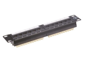 Patch panel UTP 12 portów LSA 10 1U PK014