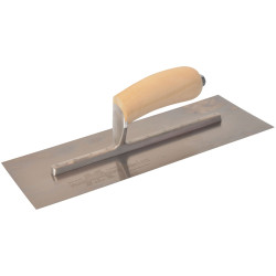 Marshalltown MXS13SS Plasterer's Finishing Trowel S/Steel Wooden Handle 13 x 5in