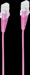 BS70078-M-1 ISDN connection cable, 4-pin connector, magenta, 1.0 m