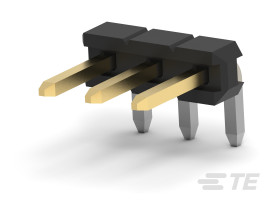 Listwa stykowa PCB 3-pinowe AMPMODU raster: 2 mm Kąt prosty 1-rzędowe TE Connectivity Do montażu na płytce drukowanej125