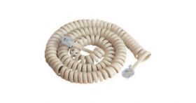 PRZEWOD SLUCH.TEL.25 FT BIALY