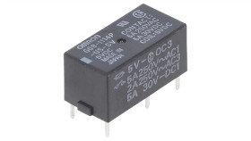 Przekaźnik Elektromagnetyczny Spst-No Ucewki 5Vdc 5A/250Vac G6b-1114P-Us-Sv 5Dc