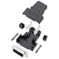 Encitech 6355-0038-01 TRI-M-09-DBP-K 9-pin D-Sub Pin Strip set Solder Bucket