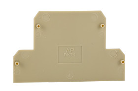 Ścianka koncowa Pokrywa końcowa Weidmuller Bloki zaciskowe do montażu na szynie DIN