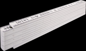 01701 Folding ruler Type 1107, 2000 mm