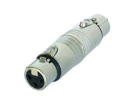 Adapter AV Żeńskie XLR (1) na Żeńskie XLR (1)