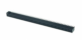 Gniazdo na goldpin 2x50 proste (r 1.27mm)
