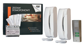 Zestaw domofonowy do domu dwurodzinnego 525/322