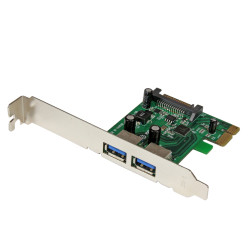 Karta USB, PCIe, l. portów: 2, typ: USB A, standard: USB 3.0