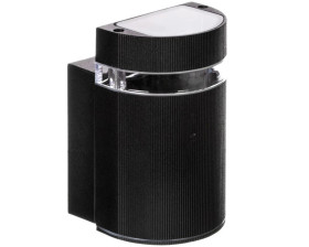 Oprawa ścienna jednokierunkowa SILVA, GU10, MAX. 50W, IP54, AC220-240V, 50/60Hz, czarna