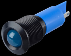 Q16P1BXXB24E Indicator LED, 24 V DC, 16 mm, FASTON, blue/BlC