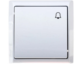 BIS Przycisk /dzwonek/ biały ŁN-6B/00