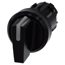 SIRIUS ACT, PRZEÅÄCZNIK Z MOÅ»LIWOÅCIÄ PODÅW., 22MM, OKRÄGÅY, TWORZYWO, CZARNY, KRÃTKIE PIÃRO, 3-POZ. I-O-II, BEZ SAMOP