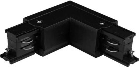 Łącznik kątowy L 3 fazowy kolor czarny metal/tworzywo sztuczne 8010 Zuma Line