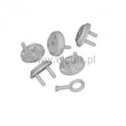 Zatyczka ochronna do gniazdka + kluczyk- kpl.5szt