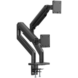 Digitus DA-90474 Monitor desk mount 2 Display(s) 124,5 cm (49") Black