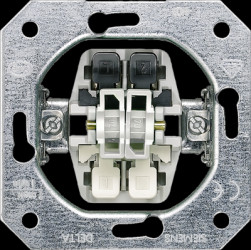 Flush mounted double pushbutton, 250 V (AC), 10 A, IP20, 5TD2111-0KK