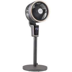 Baridi DH141 Pedestal Fan with Remote Control &amp; 12hr Timer 12&quot; - Grey