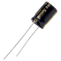 Suntan TS14011E221MSB040R 220&#xB5;F 20% 25V 105&#xB0;C 2K hrs Radial Alum Elec Capacitor