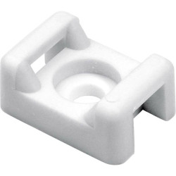 HellermannTyton 151-30303 CTM0-PA66-WH Cable Mount white Screw fixing.