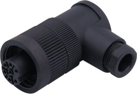 ifm Electronic E11043 Złącze niekonfekcjonowane czujnika/aktuatora złącze żeńskie kątowe Ilość pinów: 7 1 szt.