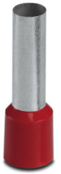 Insulated wire end ferrule, 35 mm², 39 mm/25 mm long, DIN 46228-4, red, 3200713