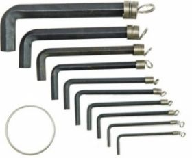 Zestaw 10szt kluczy imbusowych 1.5mm-10mm