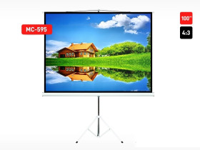 Ekran projekcyjny na stojaku 100 4:3 200x150 Maclean MC-595