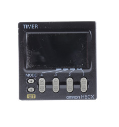Timer Relay Montaż na panelu 100 → 240V ac 1-stykowy Omron SPDT 0.001 s → 9999h H5CX Wielofunkcyjne