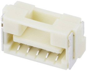 Molex Listwa kołkowa, męska, do wbudowania, standardowa Ilość pinów 5 Wymiary siatki: 1.25 mm 5023820570 1 szt. taśma na