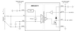 Fast-response basic isolated comparator with adjustable threshold and latch function