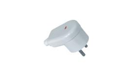 Wtyczka Kątowa Z/U 16A 250V Podświetlana Rozbieralna Biała Wt-16S/Biały