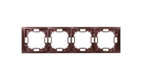 Simon Basic Neos Ramka Poczwórna Mahoniowy Bmrc4/050