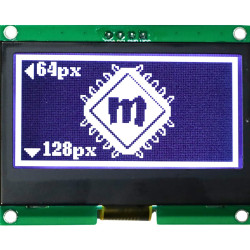 Wyświetlacz LCD 128x64px czarny I2C ST7567