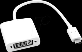 03.12.05 Adapter USB-C > DVI, plug/socket, 0.1 m