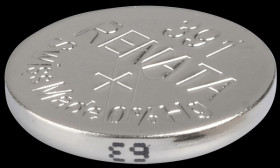 391 Renata, silver oxide, 50 mAh, 11.6 x 2.1 mm