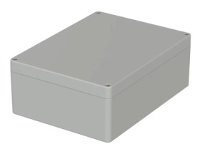 PC enclosure, (L x W x H) 200 x 150 x 75 mm, light gray (RAL 7035), IP65, 02223094