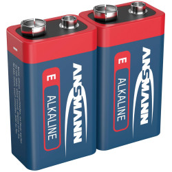 Ansmann 5021023-01 E-Block 9V PP3 Battery Lithium 700% Power Up to 10 Years