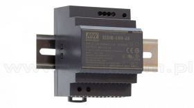Zasilacz 100W 24VDC, DIN TS35 (Mean Well HDR-100-24)