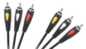 KABEL RCA 3X WTYK - 3X WTYK 3,00m (KABRCA3X30)