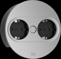 946.008 TWIST 2 2xCEE7/3 2.0m AEH silver round