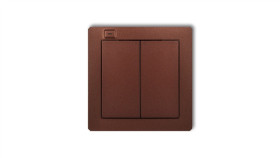 Deco Nadajnik 2-Klawiszowy 4-Kanałowy Do Systemu Exta Free Brązowy Metalik...